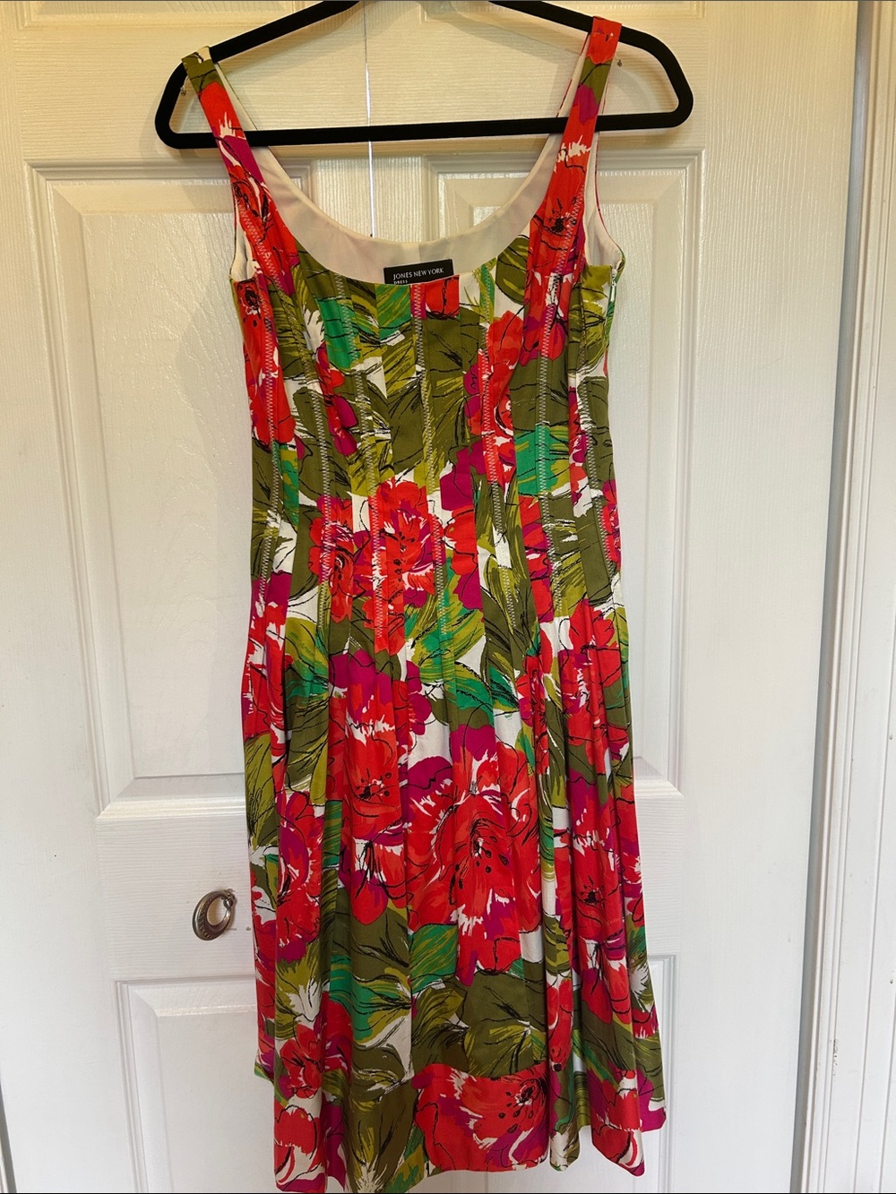 Vintage Jones New York Floral Scoop Neck Sundress